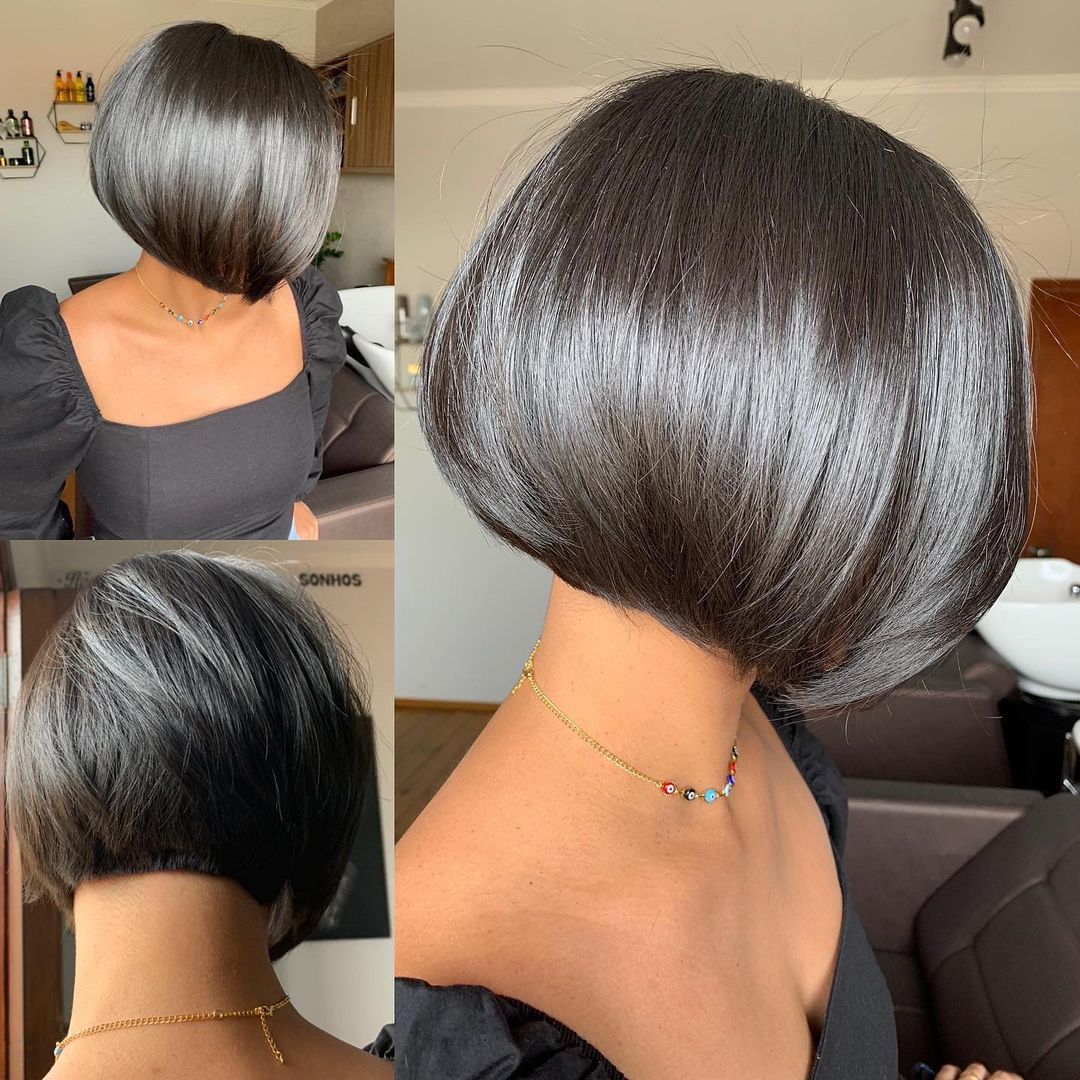 High-Shine Short Polished Bob