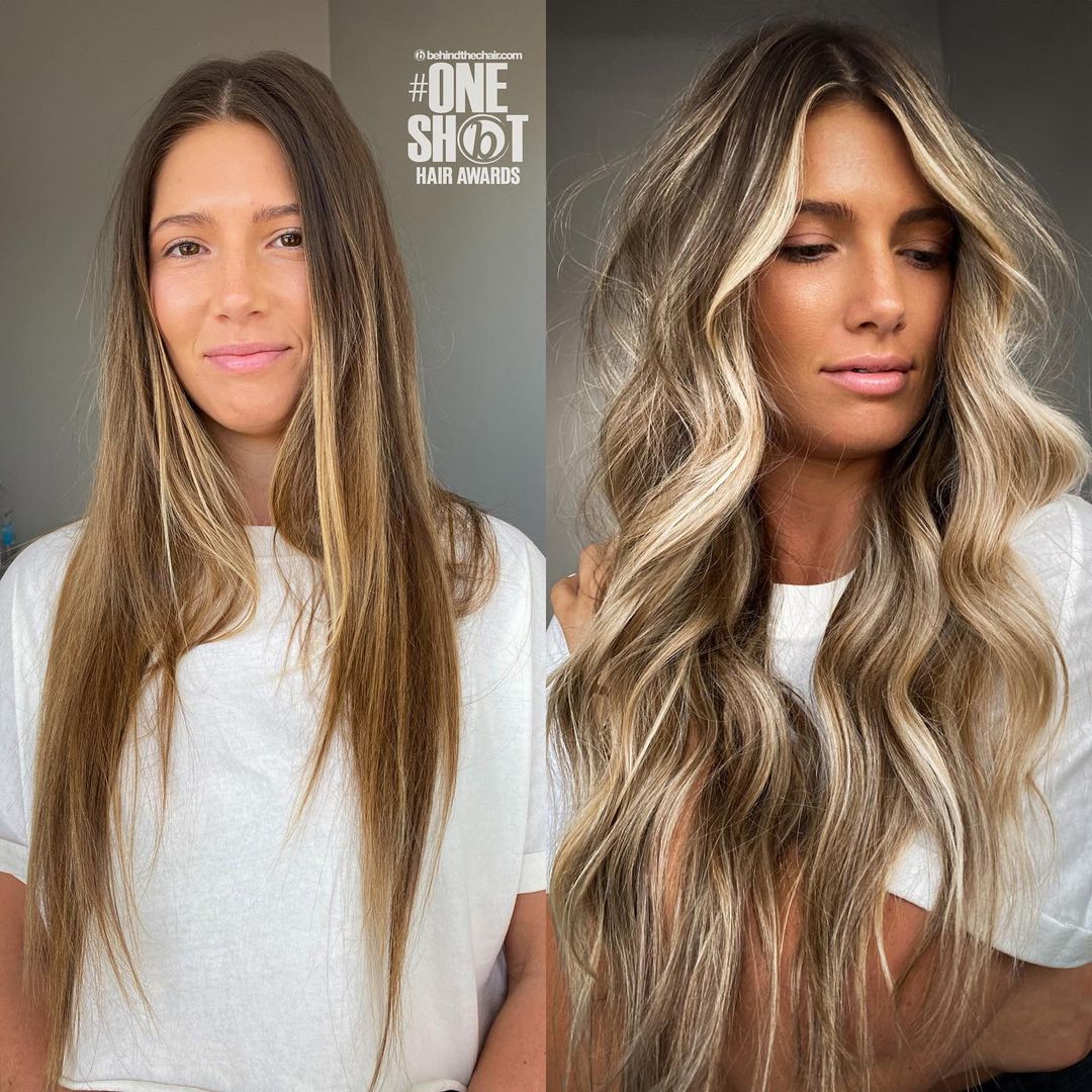 Long Thin Hair with Volumizing Waves