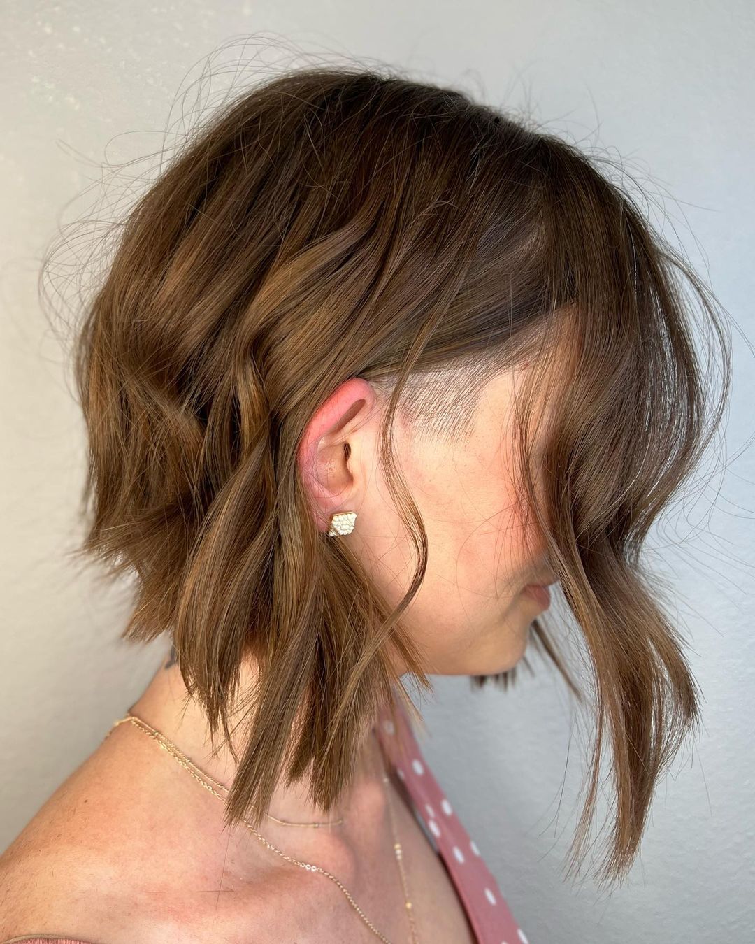 Peekaboo Undercut for Choppy Bob